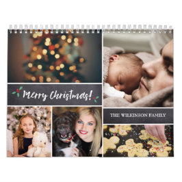 Calendario Personalizado, Navidades, Collage de fotos