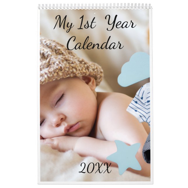 Calendario personalizado para bebé (Tapa)