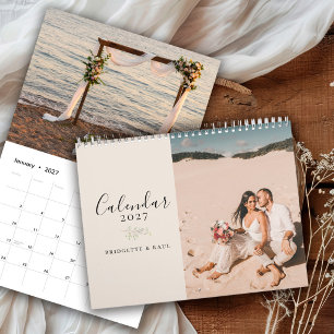 Calendario personalizado para pareja con foto 2027