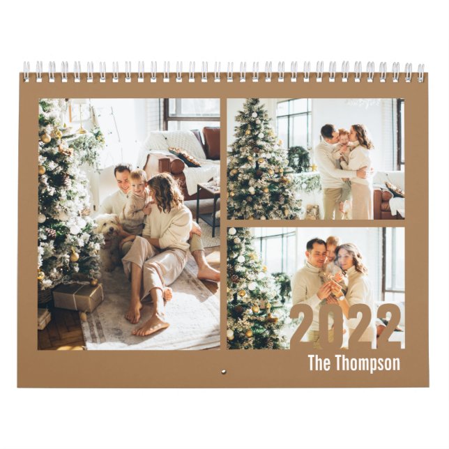 Calendario Personalizado ruso moderno crea su propia foto (Tapa)