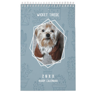 Calendario ¡Personalízalo! Cactus Cooler Mascota Buddy Calend