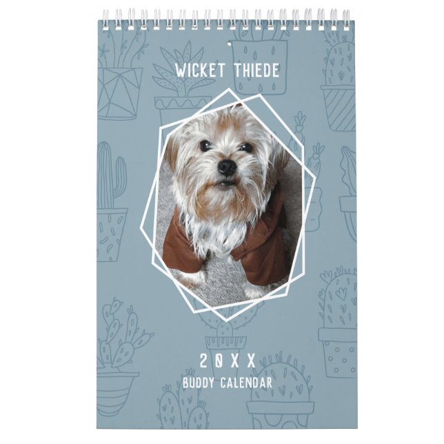 Calendario ¡Personalízalo! Cactus Cooler Mascota Buddy Calend (Tapa)
