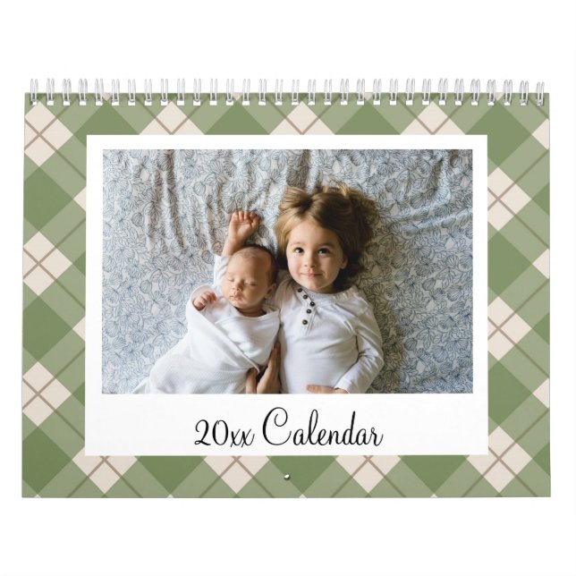 Calendario Personalizar estacional de fotografía familiar per (Tapa)