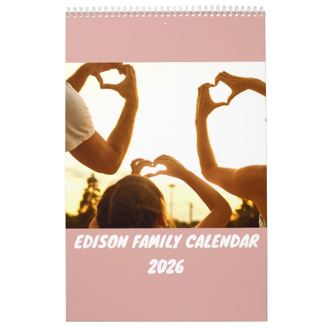 Calendario Personalized 2026 Family Calendar  (Tapa)