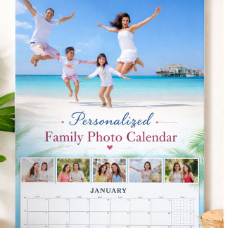Calendario Personalized Family Photo Calendar Custom Picture