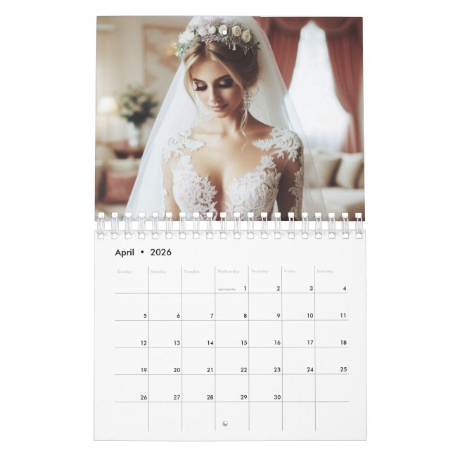 Calendario Personalized Monthly Family Moments in 12 Photos (Apr 2026)