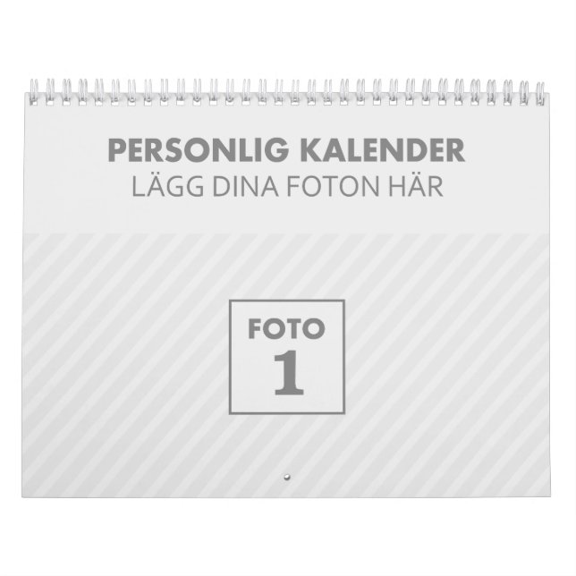 Calendario Personlig 2024 familjekalender fotokalender årskal (Tapa)