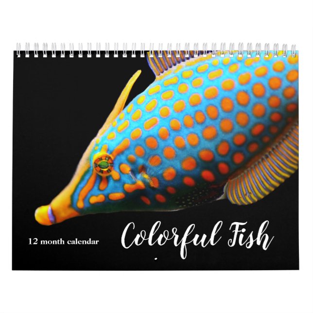 Calendario Pescado colorido de 2026 (Tapa)