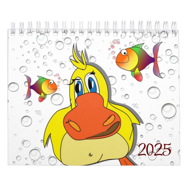 Calendario Pescado y pato natural 2025 (Tapa)