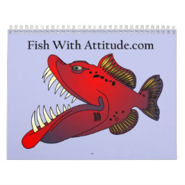 Calendario Pescados con la colección de la actitud por Mike