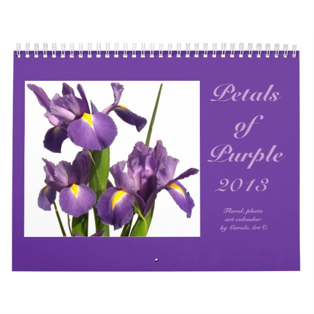 Calendario "Petals of Purple" 2013 (Tapa)
