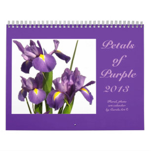 Calendario "Petals of Purple" 2013