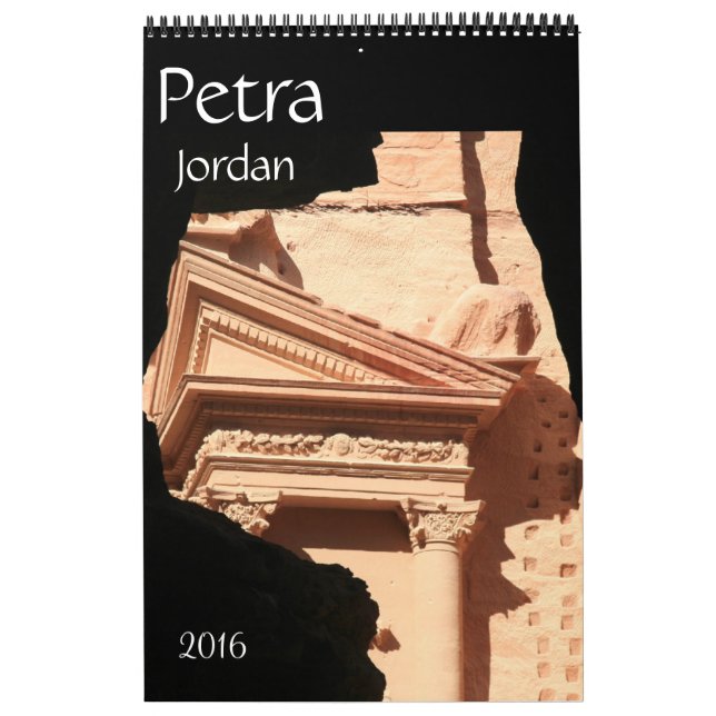 Calendario petra Jordania 2016 (Tapa)