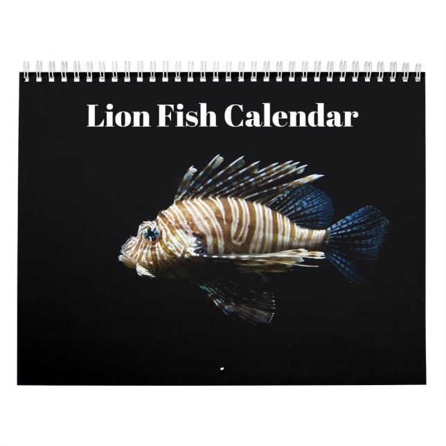 Calendario Pez león 2027 (Tapa)