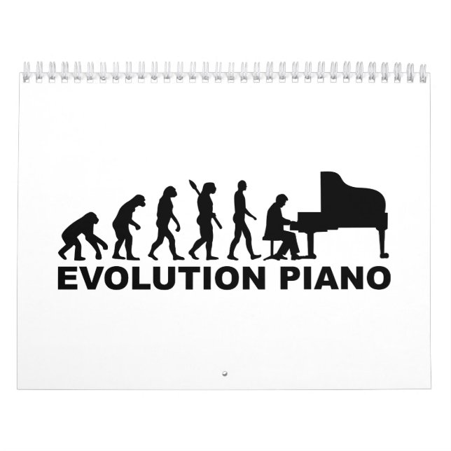 Calendario Piano de la evolución (Tapa)