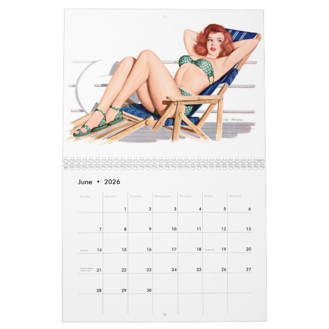 Calendario Pin-Para arriba (Jun 2026)