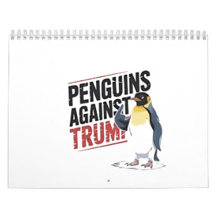 Calendario Pingüinos contra Trump contra Estados Unidos
