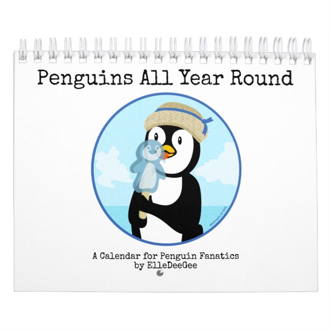 Calendario Pingüinos todo el año (Tapa)