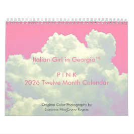Calendario PINK - 2026 Twelve Month Calendar