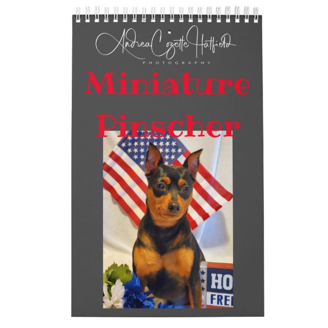Calendario Pinschers en miniatura (Tapa)