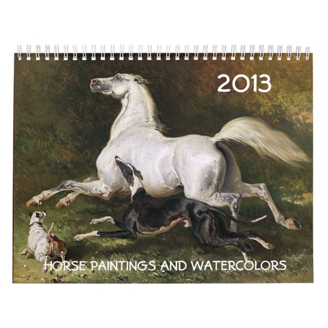 Calendario Pintadas Y dibujos de BELLA ARTES HORSES (Tapa)