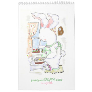 Calendario "pintapintaDibujar 2027 Conejito