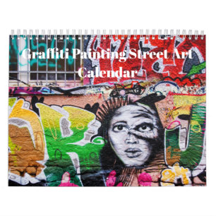 Calendario Pintura de grafiti colorido Arte callejero 2027