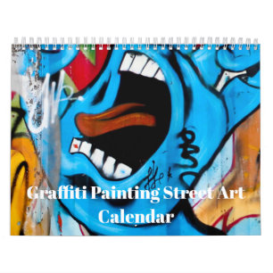 Calendario Pintura de grafiti colorido Arte callejero 2027