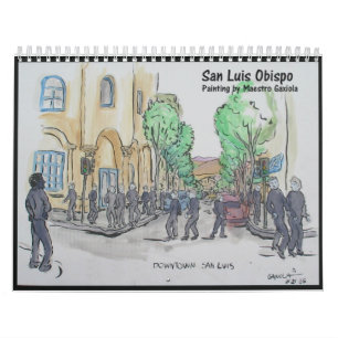 Calendario Pintura de San Luis Obispo