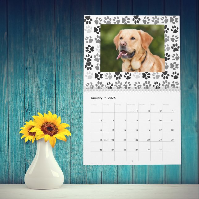 Calendario Pintura Imprime fondo Mascota foto perro gato (Subido por el creador)