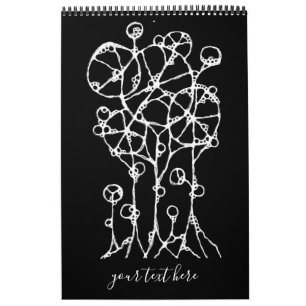Calendario Pintura manual - Resumen de grupo de árbol 2