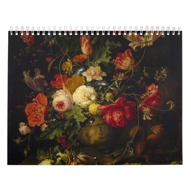 Calendario Pinturas al óleo florales del Victorian del (Tapa)