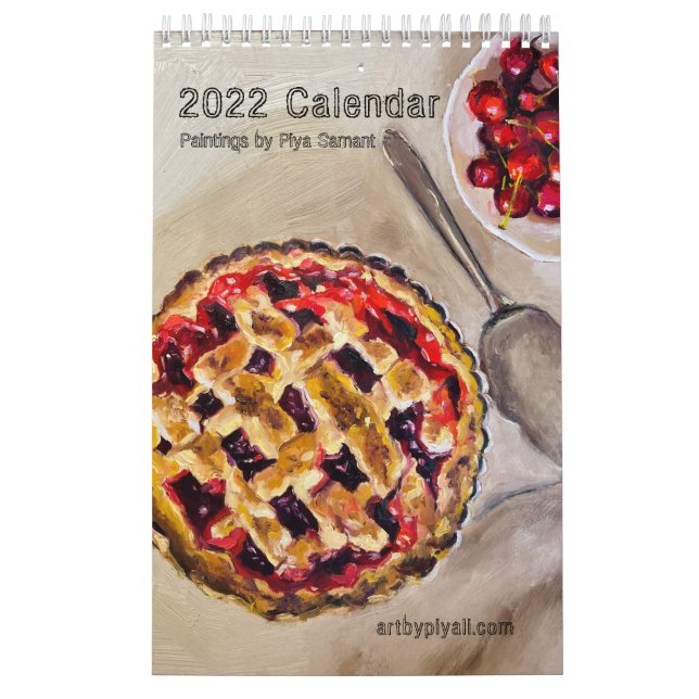 Calendario Pinturas de aceite de "tratamientos de vacaciones" (Tapa)