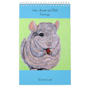 Calendario Pinturas de animales y pájaros