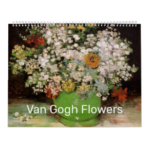 Calendario Pinturas de flores de Vincent van Gogh