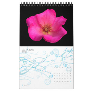 Calendario Pinturas de flores fantabuloustef - 2026 - 202x