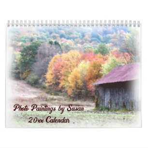 Calendario Pinturas de Fotos de la Naturaleza por Susan