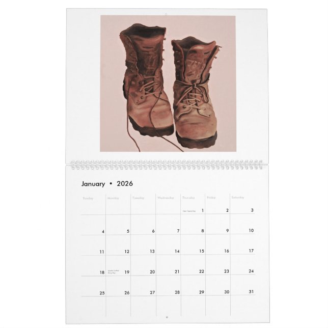 Calendario Pinturas de Lorenzo Aguayo (Jan 2026)