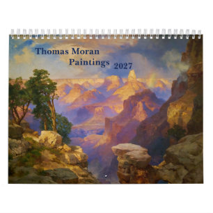 Calendario Pinturas de paisajes de Thomas Moran 2027