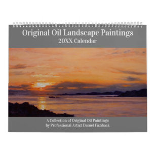 Calendario Pinturas de paisajes originales de 20XX