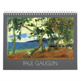 Calendario Pinturas de paisajes y naturalezas muertas de Paul