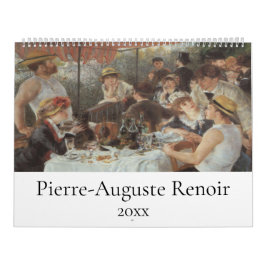 Calendario Pinturas impresionistas de Pierre-Auguste Renoir