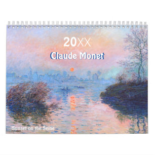 Calendario Pinturas Impresionistas del Río de Claude Monet