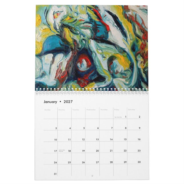 Calendario Pinturas Lorri 2009 K Erickson (Jan 2027)