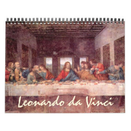 Calendario Pinturas renacentistas de Leonardo da Vinci