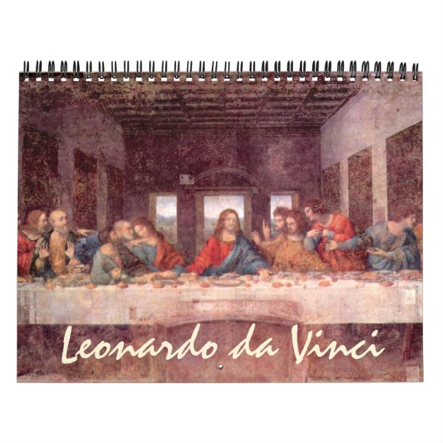 Calendario Pinturas renacentistas de Leonardo da Vinci (Tapa)