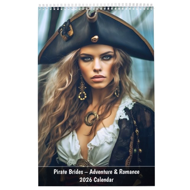 Calendario Pirate Brides – Adventure & Romance 2026 Calendar (Tapa)