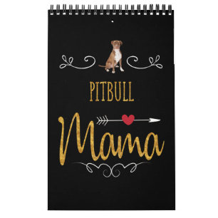 Calendario Pitbull ama mucho a mamá