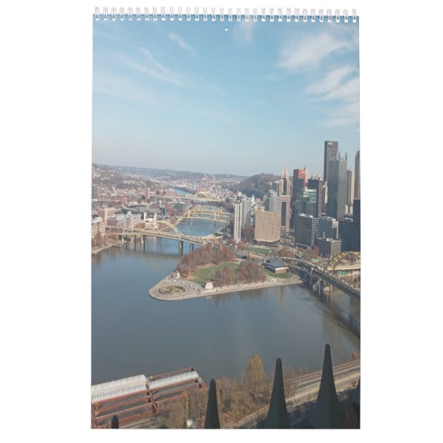Calendario Pittsburgh en su gloria (Reverso)