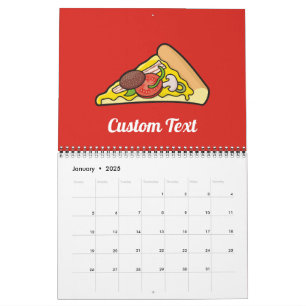 Calendario Pizza slice